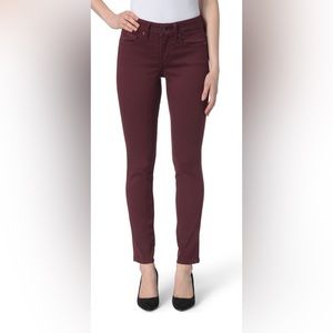 Women's Skinny Pants - Burgundy